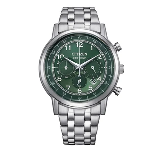 Citizen Watch OF 2025 Chrono Classic Steel Green Dial CA4630-53X - Picture 1 of 3