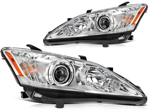 Headlights Assembly Left+Right For 2012-2010 Lexus ES350 3.5L w/Projector Pair - Picture 1 of 9
