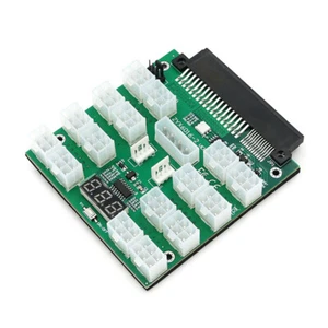 ATX 16x 6Pin Power Supply Breakout Board for Dell PSU BTC Mining Graphics Card - Afbeelding 1 van 12