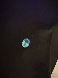 1.79ct Paraiba color neon blue Apatite gemstone. - Picture 1 of 24