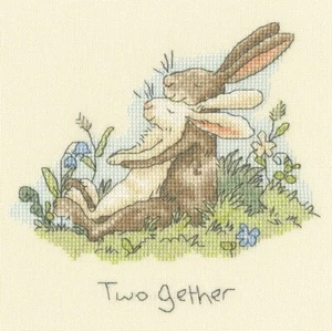 Kit de punto de cruz contado TwoGether de Bothy Threads - Imagen 1 de 1
