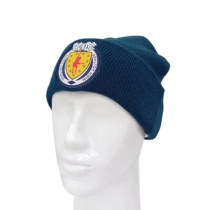Umbro x ACDC High Voltage Scotland Football Beanie Hat Navy Blue BNWT FLT-FPL - Picture 1 of 13