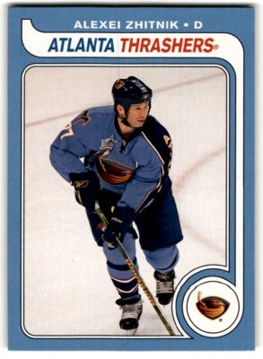 2008-09 O-Pee-Chee '79-80 Retro Alexei Zhitnik #168 Atlanta Thrashers - Image 1 of 2