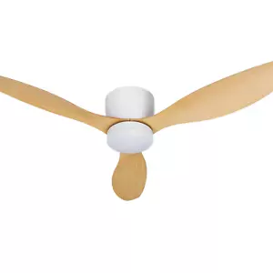 Devanti 52'' Ceiling Fan LED Light Remote Control DC Motor 5 Speed Fan Timer New - Picture 1 of 7