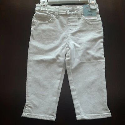 Pantalones capri de mezclilla para niña - Cat & Jack™ blancos talla pequeña 6 - 6x nuevos con etiquetas Foto 1 de 4