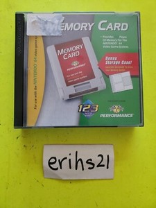 Nintendo 64 N64 Memory Card (Performance) With Official Storage Case