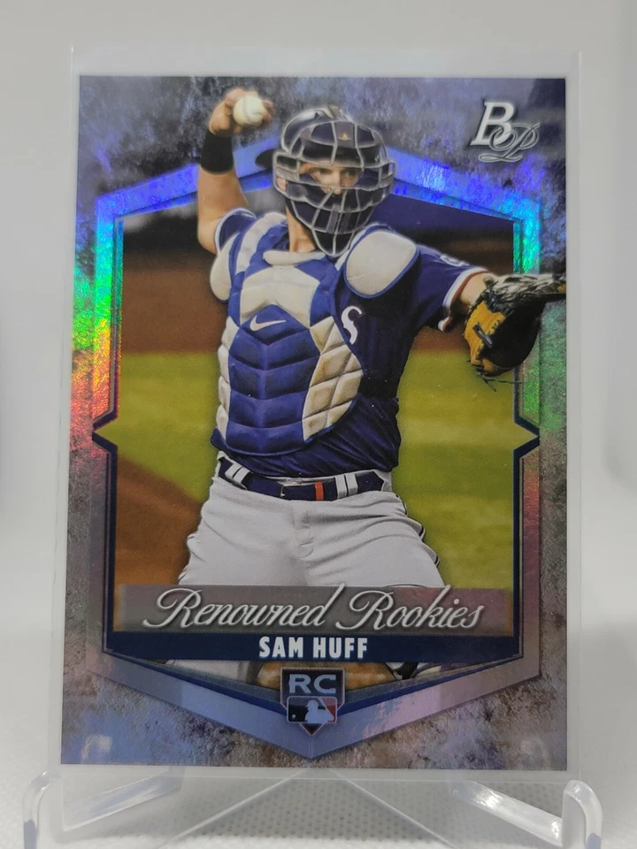 2021 Bowman Platinum - SAM HUFF - Renowned Rookies - Rangers RC #RR15 B1A - Image 1 of 1
