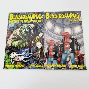 Blastosaurus Book Paperback Comic Bundle Lot x2 Richard Fairgray Terry Jones  - Picture 1 of 17