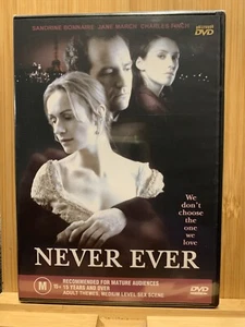Never Ever (DVD, 2005) región todo raro totalmente nuevo en plástico - Imagen 1 de 2