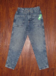 Gap Denim Girls Elastic Waist High Rise Mom Jeans Size 10 NWT - Picture 1 of 14