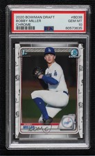 2020 Bowman Draft Chrome Bobby Miller #BD-38 PSA 10 GEM MT