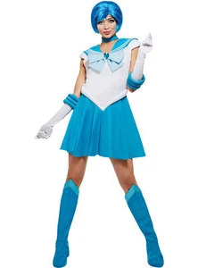 Costume Sailor Moon - Mercury per Donna (Ufficiale Toei Animation) Funidelia - Foto 1 di 6