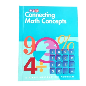 Math Book Connecting Math Concepts Level Bridge Presentation Textbook Homeschool - Picture 1 of 4