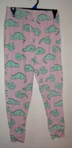 "Peter Alexander" Pink Dinosaur Pyjama Pants, Size S, FREE POSTAGE - Picture 1 of 1