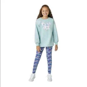BCBG Girls 2 Piece Sweater and Legging Set Small 7/8 - Color Pale/Aoe / B6 - Picture 1 of 2