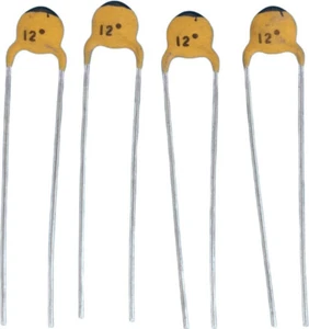 10 pezzi. condensatore cer. 12pF/18pF/33pF/39pF/47pF/56pF/68pF Matsushita - Foto 1 di 7