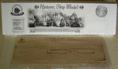 Heller Le Soleil Royal 1:100 - laser cut wooden deck for model - Bild 1 von 4