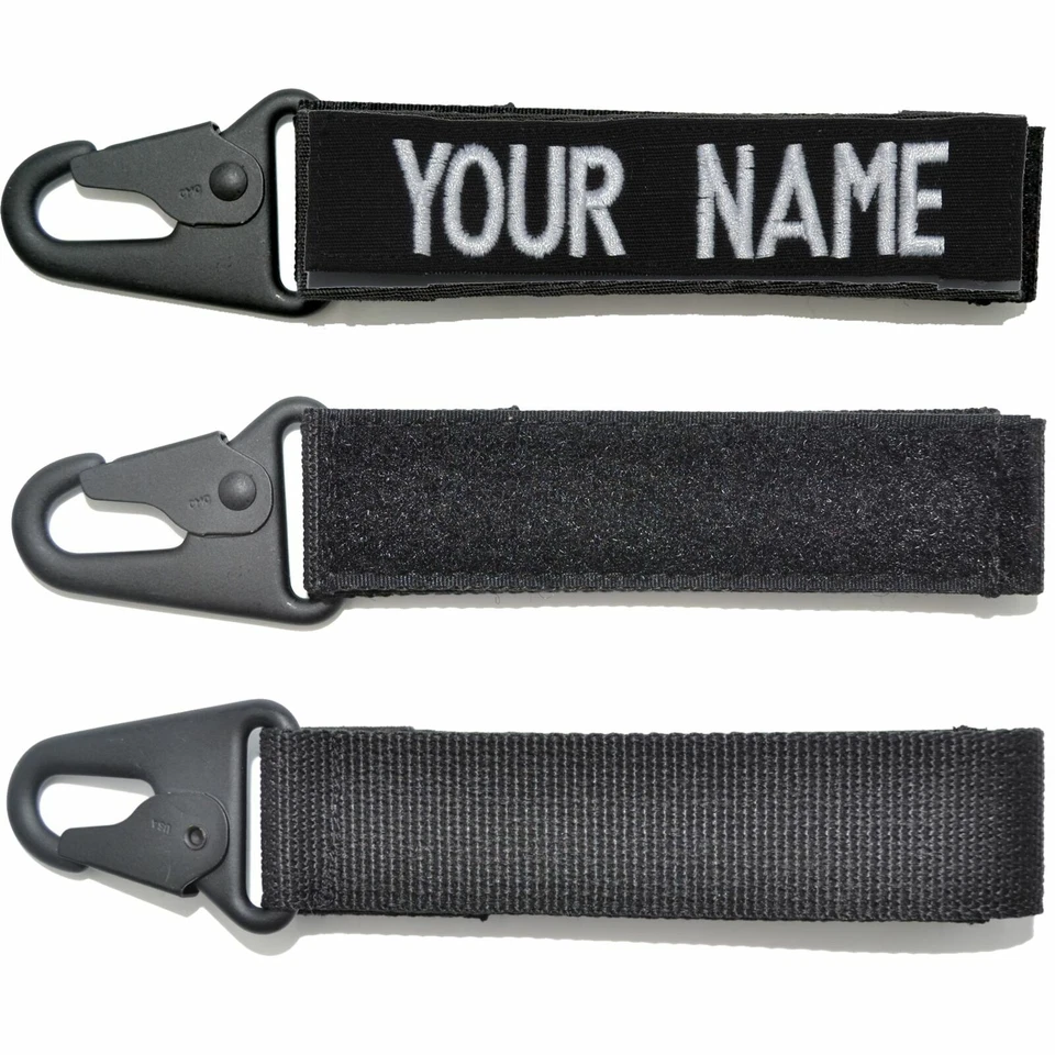 Llavero con cinta de nombre personalizado con lazo para cinturón clip H&K HK Ejército USMC Foto 1 de 1
