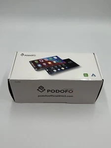 Podofo 10.26" Pantalla Táctil Inalámbrica Apple Carplay Portátil Coche Estéreo Android - Imagen 1 de 17