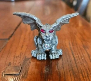 Schloss Rotäugiger Wasserspeier Sammlerstück Zinn Fantasy Figur - Bild 1 von 5