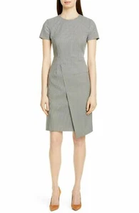 HUGO BOSS DURETA MINI HAHNENTRITT ETUIKLEID 12 US/ UK 16 - Bild 1 von 6