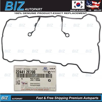 Genuine Valve Cover Gasket for 17-21 Hyundai 17-25 Kia 2.0L Models 22441-2E700 - Image 1 of 4