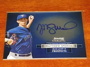 Matthew Smoral 2012 Bowman Sterling Prospect Autograph #BSAP-MSM - Picture 1 of 1