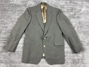 Meeting Street Blazer Mens 40R Gray 2-Button Made in USA Vintage - Picture 1 of 14