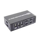 KVM Switches Box 4 In 1 Out 4 Input Switcher Box Delivering Clear Stable