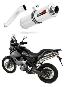 XT 660 Z TENERE Exhaust REDONDO Dominator Racing Escape Silenciador 2008 - 2016 - Imagen 1 de 4