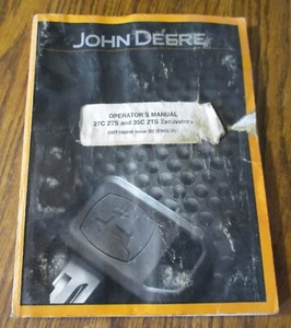 John Deere 27C ZTS 35C ZTS Excavator Operators Owners Manual OMT 190898 Issue D3 - Picture 1 of 6