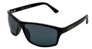 Kenneth Cole Reaction Occhiali da Sole Uomo Nero Lucido Rettangolari Avvolgenti, KC1384. 1A - Foto 1 di 12