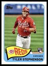 Tyler Stephenson 2021 Topps Series Two 2 Rookie 1965 Throwback Card RC #T65-16
