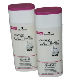 2 SCHWARZKOPF ESSENCE ULTIME CRYSTAL SHINE CONDITIONER CLAUDIA SCHIFFER ULTIMATE - Picture 1 of 9