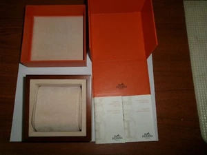 SCATOLA PER OROLOGI HERMES 100% ORIGINALE - Foto 1 di 13