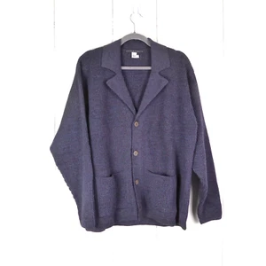 Peruvian Connection Cardigan Womens SZ L Wool Fisherman Button Up Grannycore - Picture 1 of 9