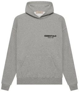 Felpa con cappuccio Fear Of God Essentials (S22) 192BT212113F DRAK OATMEAL da uomo taglia XS-XL - Foto 1 di 7