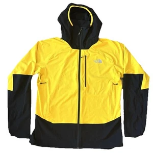 The North Face mens Summit L4 Windstopper Softshell Jacket - Large -Yellow/Black - Picture 1 of 12
