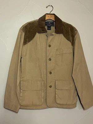 Chaqueta Polo Sport Ralph Lauren Mujer Mediana Marrón Caza Campo Tareas Granero Abrigo Foto 1 de 4