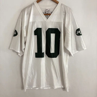 Ropa del equipo de la NFL New York Jets Chad Pennington camiseta de fútbol americano talla L #10 Foto 1 de 4