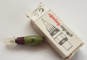 Rotring Isograph Zeichenkegel 0,30 mm neu - Bild 1 von 3