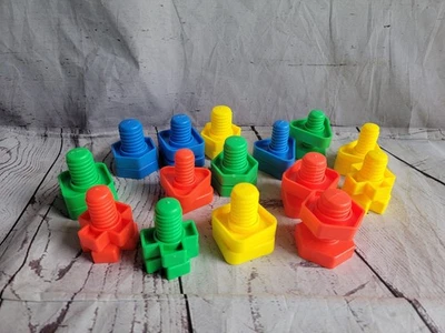  Juego de 15 tuercas pernos motor fino bloques de construcción montaje niños juguete educativo Foto 1 de 4