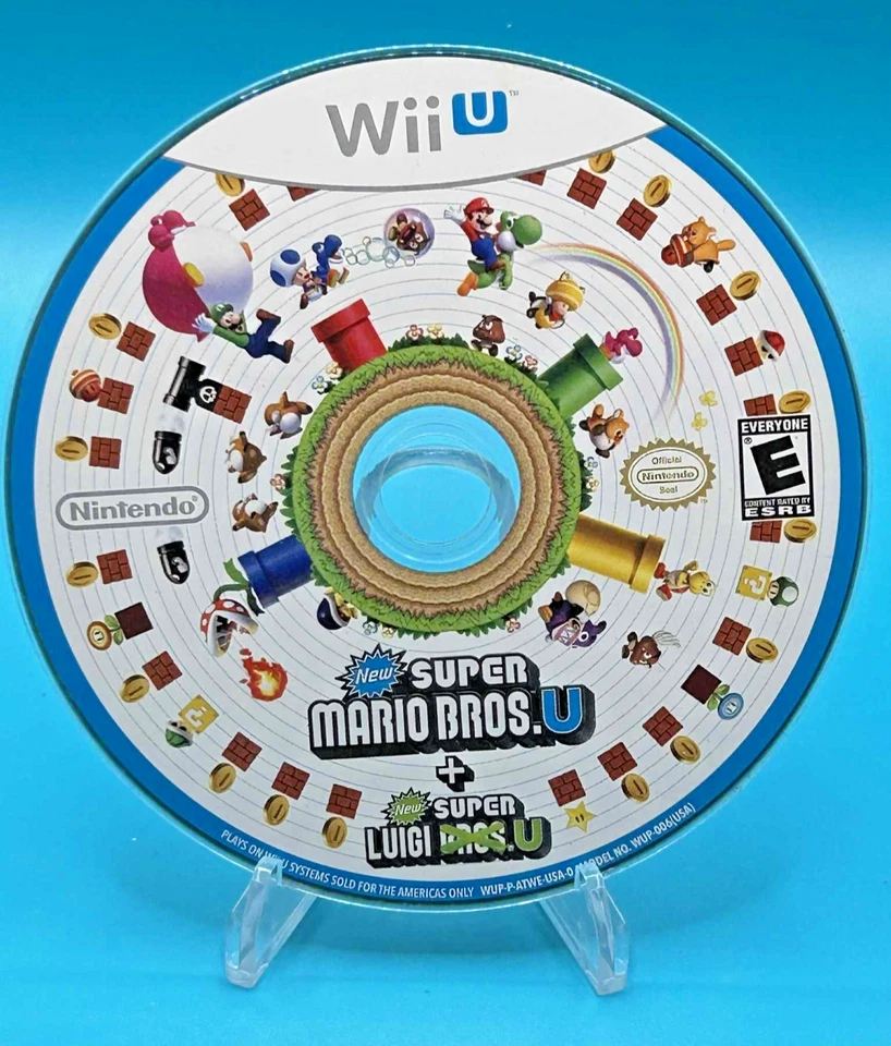New Super Mario Bros. U + New Super Luigi U - Wii U - DISC ONLY - image 1 of 1