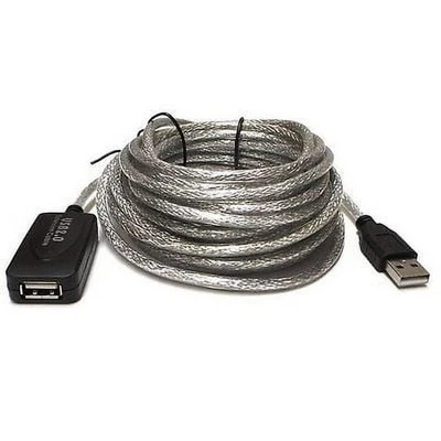 25 Ft USB 2.0 Active Repeater Male to Female Extension Cable Adapter Cord New US - Image 1 of 4
