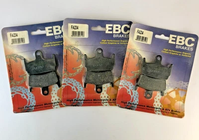 EBC BRAKE PADS FA234 3 PACKS OF ORGANIC BRAKE PADS HONDA KYMCO SYM - Image 1 of 4
