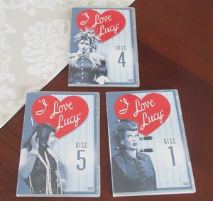 I Love Lucy - Disc 1, 4 & 5  (DVD 2005, 3-Disc Set) - Imagen 1 de 5