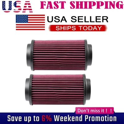 2Pack  Air Filter For Polaris Sportsman 400 500 550 570 600 700 800 850 Xifqhjlu - Image 1 of 4
