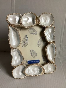 One Design Home Sea Shells Accent Rectangular Picture Frame Fits 5’’x7” Photo - Picture 1 of 4