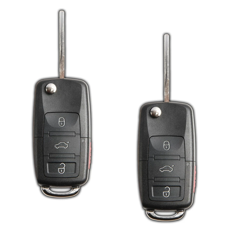2 Key Fob Remote for 2005-2011 Volkswagen Jetta GTI Golf EOS (NBG92596263, 753P) Foto 1 de 4