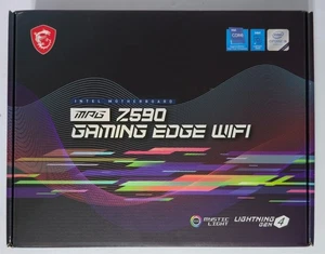 MSI MPG Z590 GAMING EDGE WIFI LGA 1200 Intel Z590 ATX Intel Motherboard - Picture 1 of 6